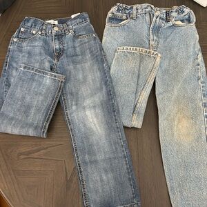 Jeans size 6 boys Levi and Ralph Lauren POLO